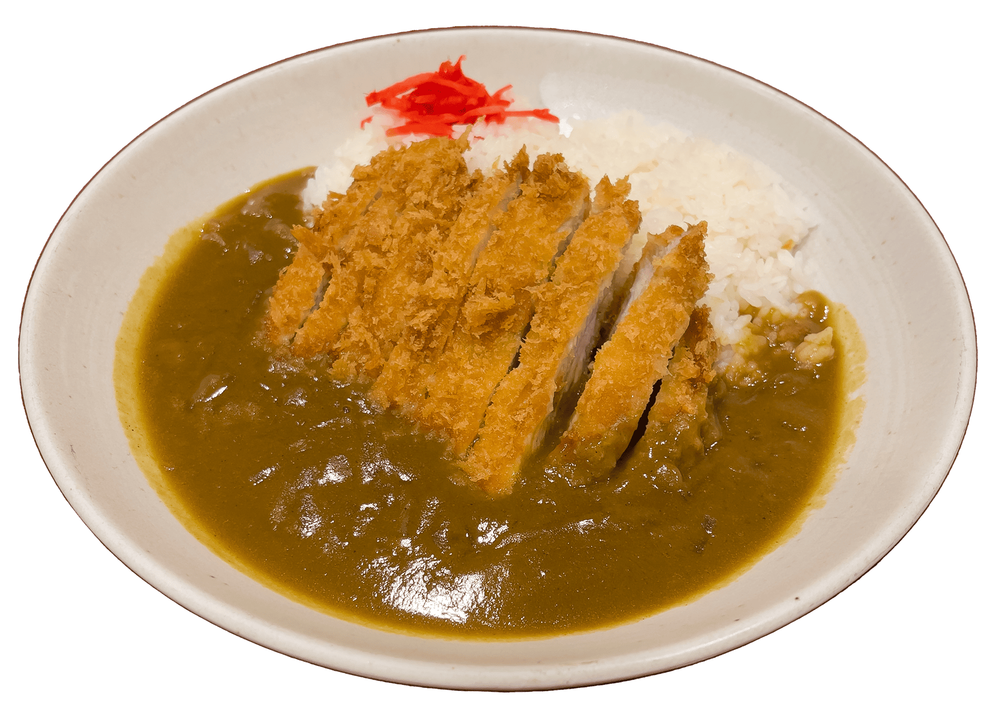 House special curry rice with deep fried chicken katsu